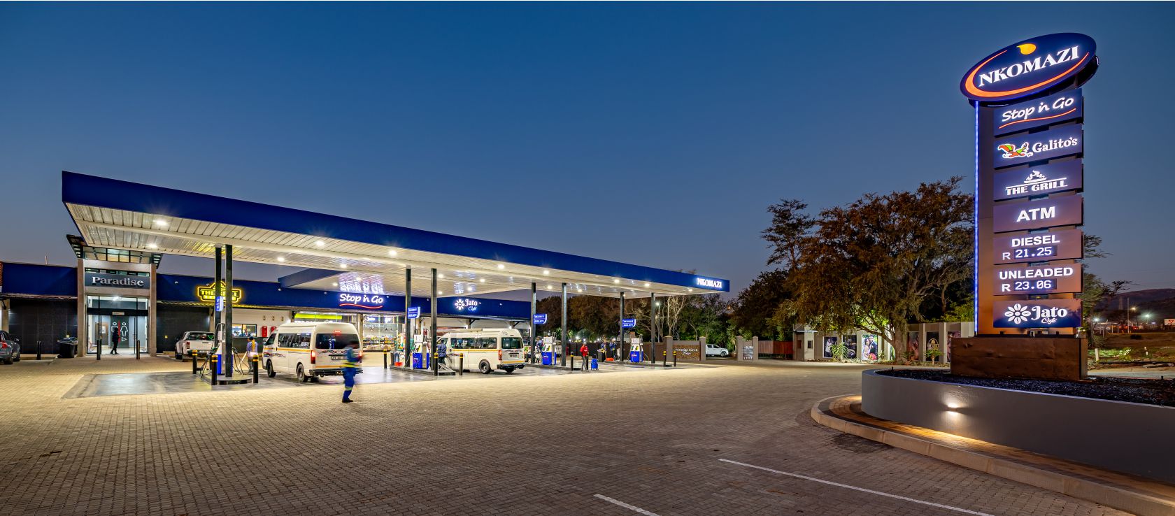 Nkomazi — Forecourt at Night I