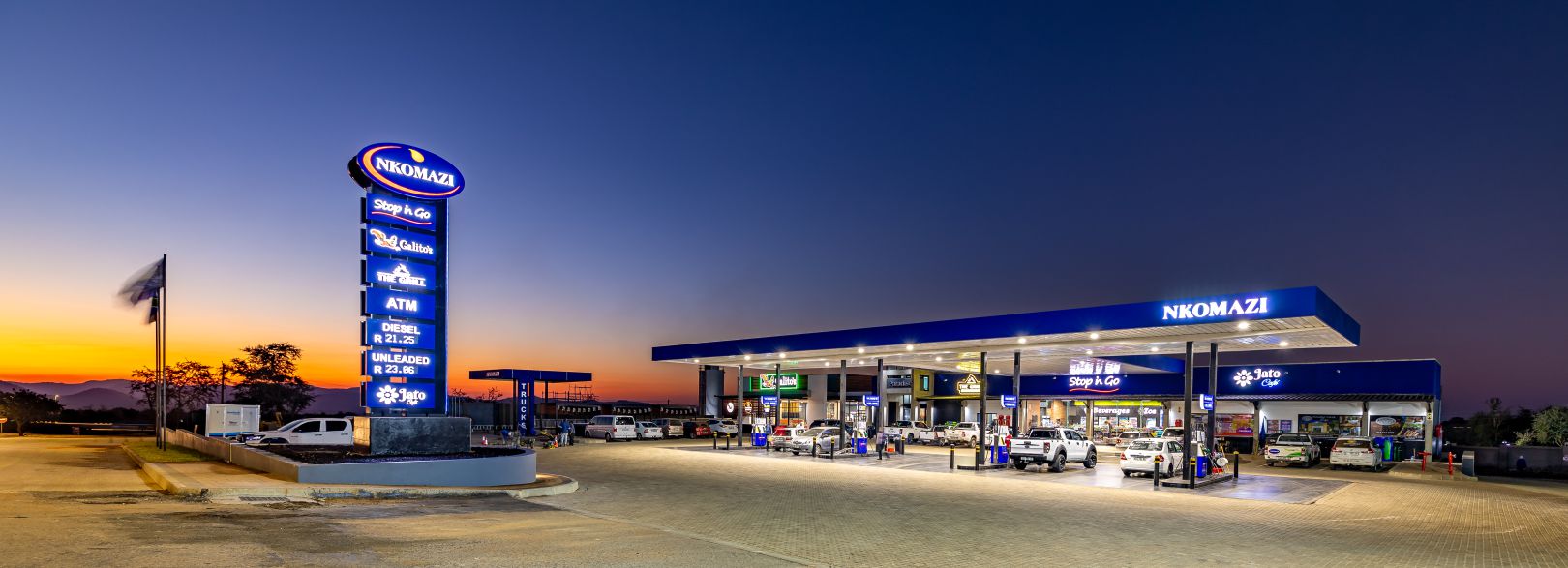 Nkomazi — Forecourt at Night II