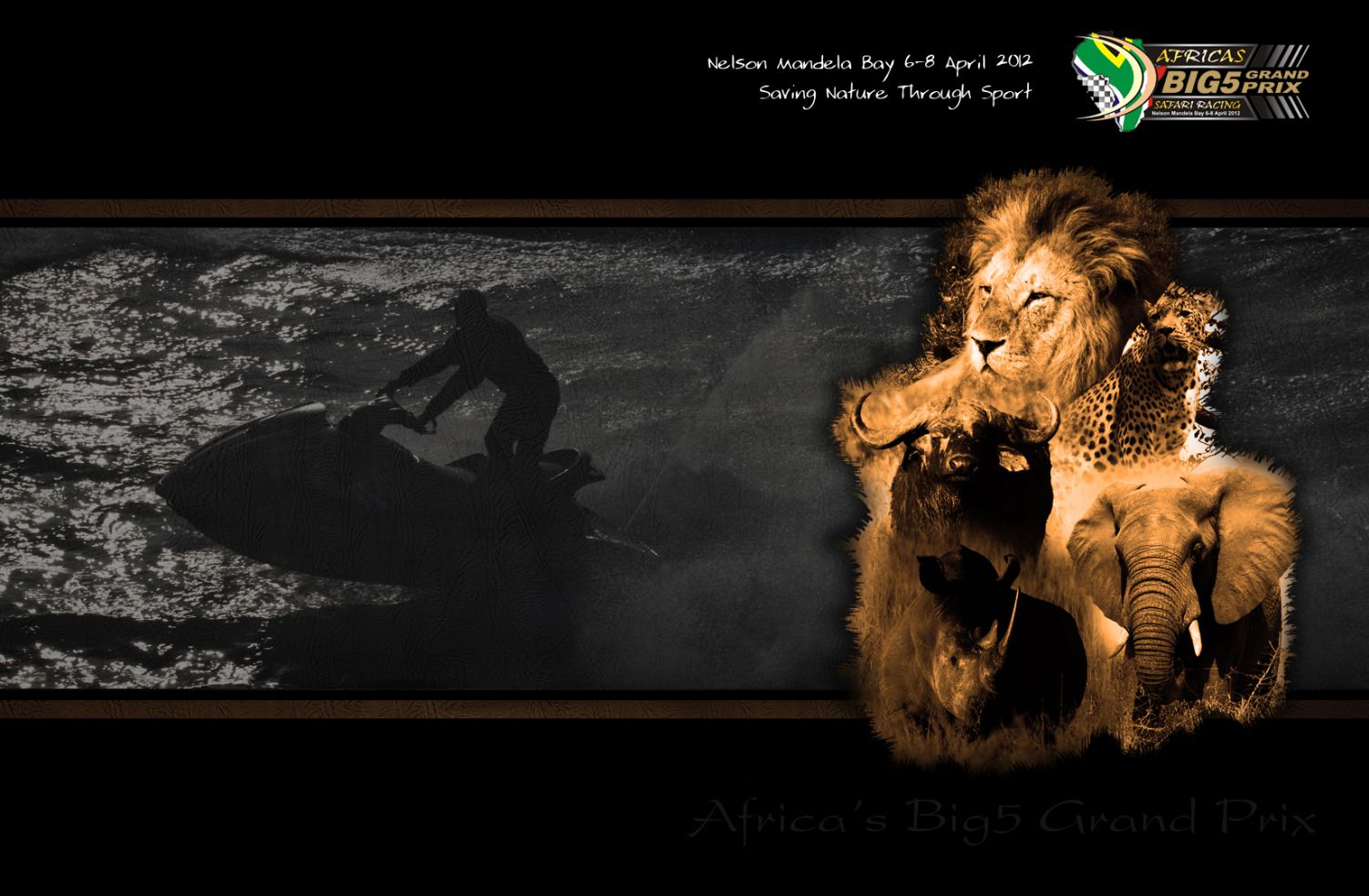 Africa's Big 5 Grand Prix — Jetski & Big 5 Wallpaper