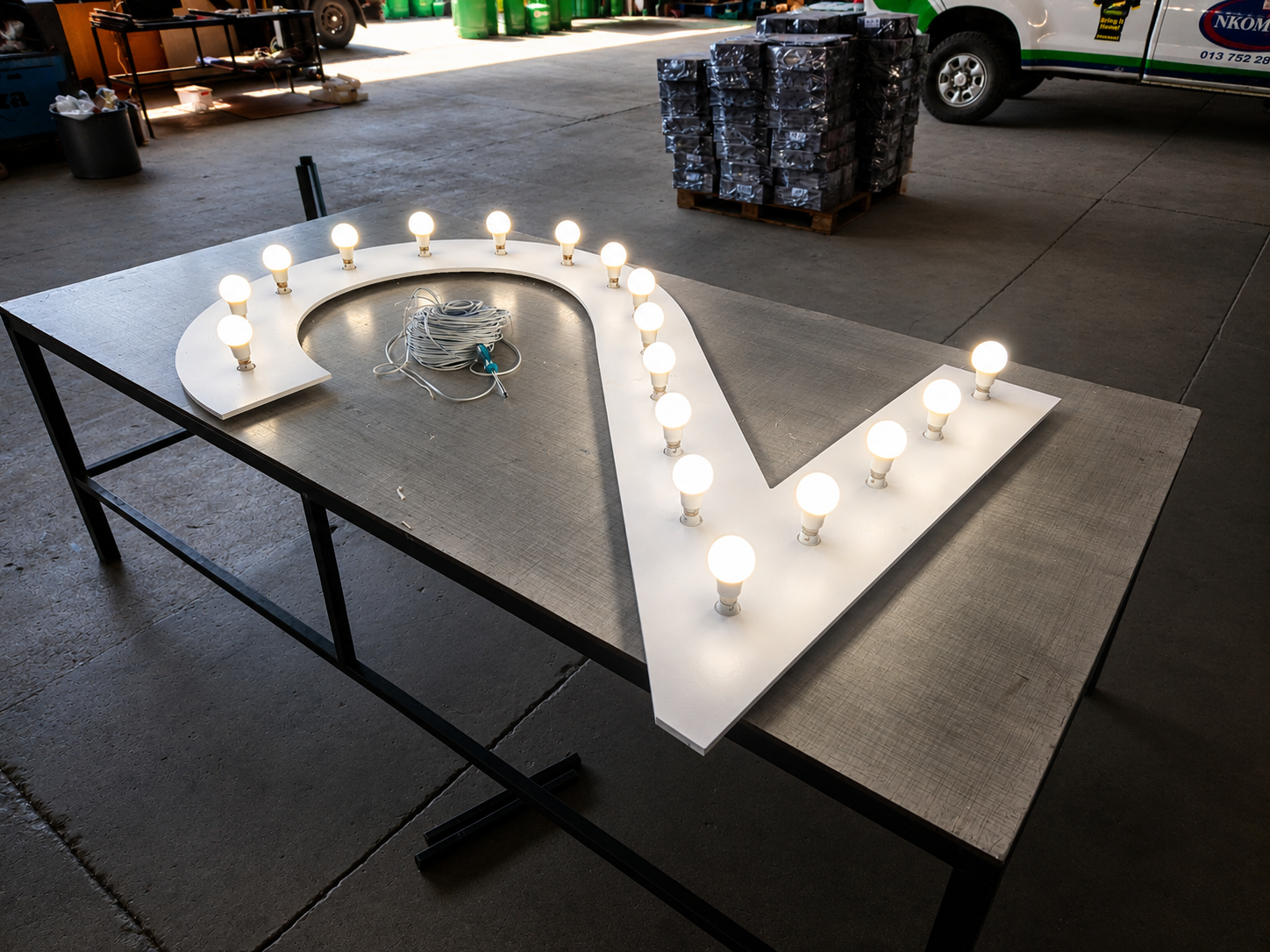 Illuminated LED Channel Letter — Fabrication