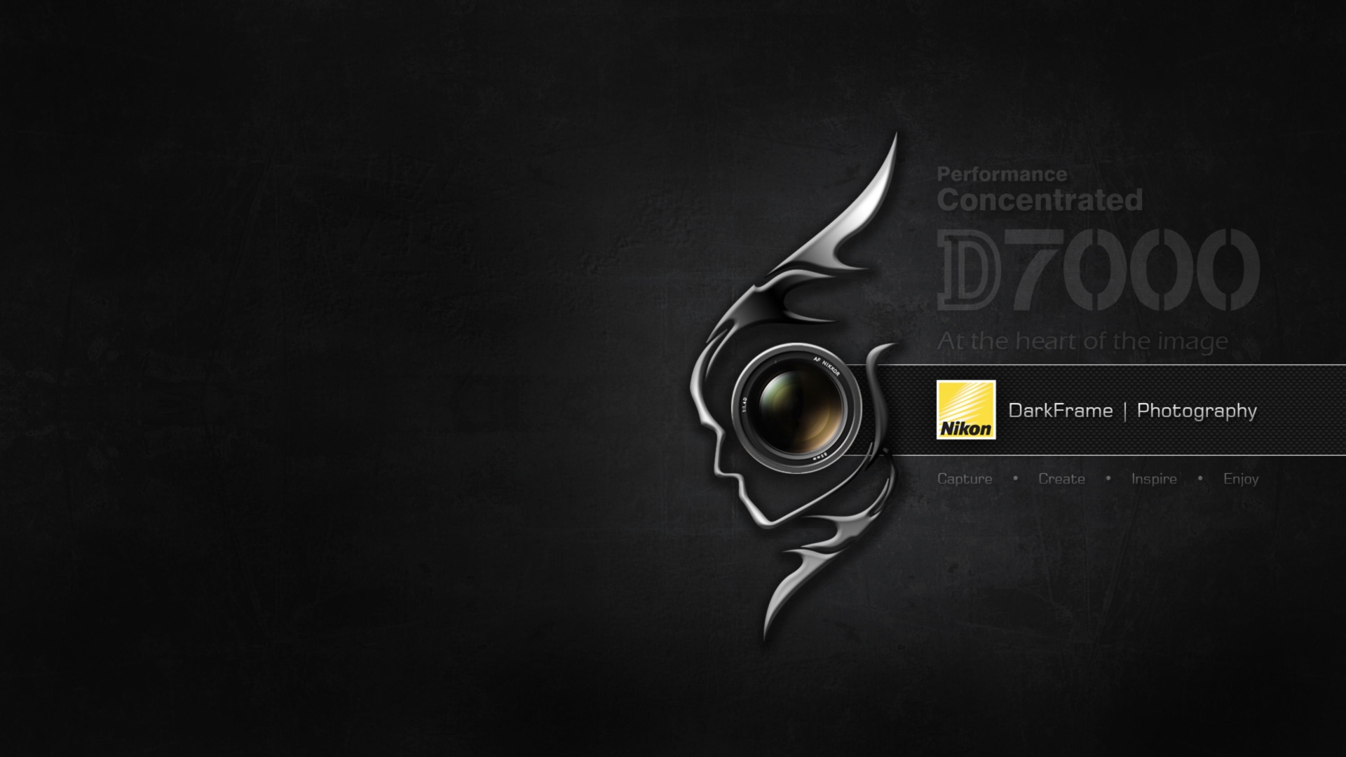 Nikon D7000 DarkFrame Photography Wallpaper