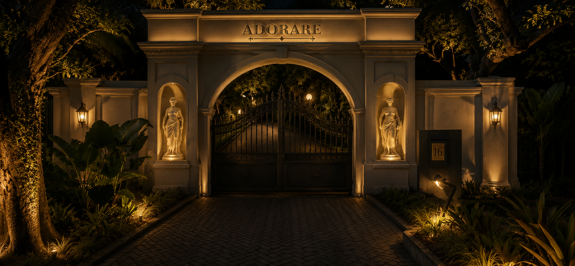 Adorare Estate — Entrance Gate Concept