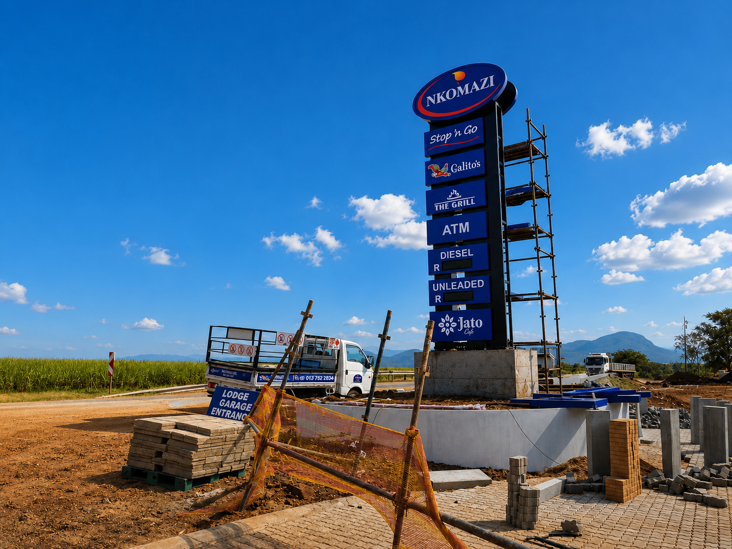 Nkomazi — Pylon Construction Site