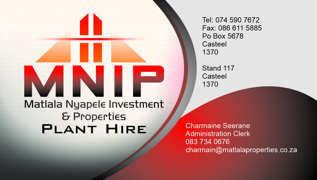 MNIP — Matlala Nyapele Investment & Properties