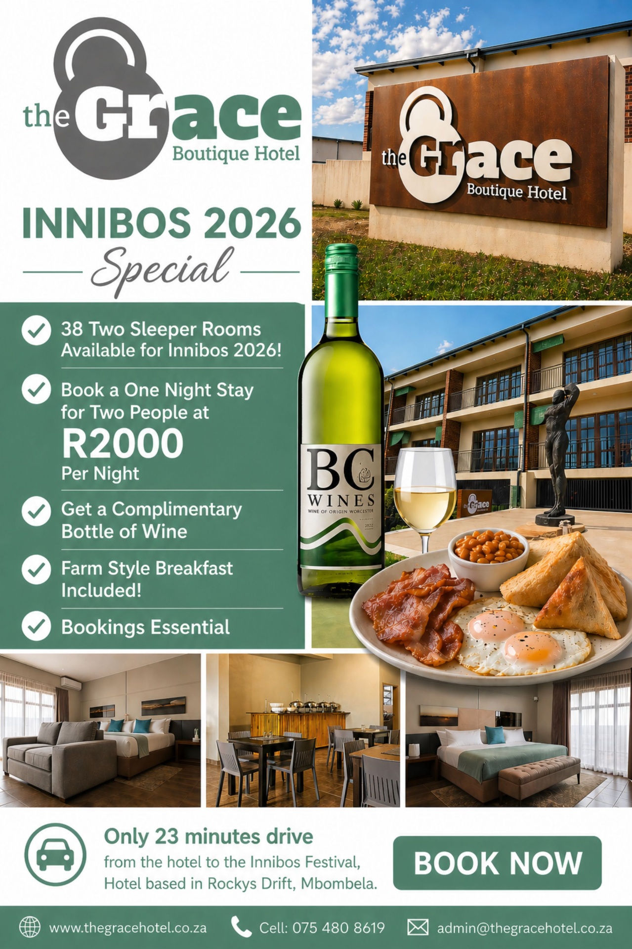 The Grace Boutique Hotel — Innibos 2026