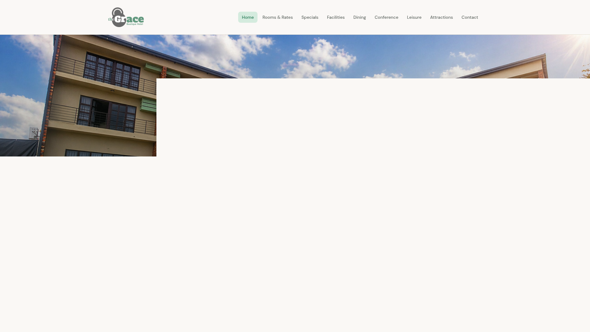 The Grace Boutique Hotel website preview