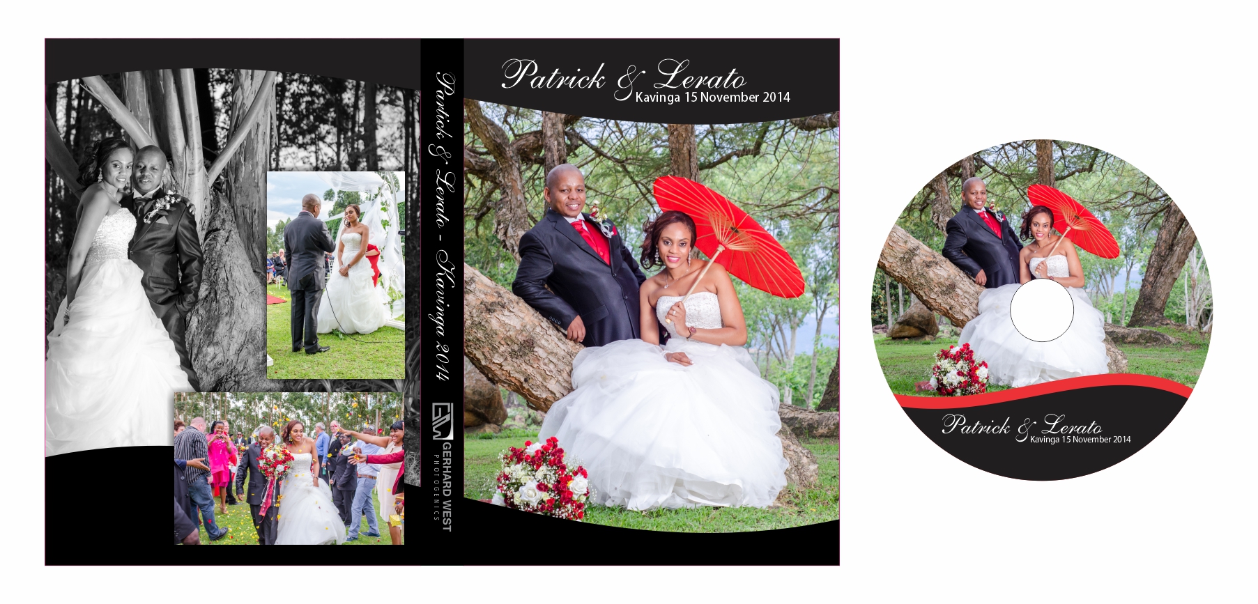 Patrick & Lerato — Wedding DVD Cover