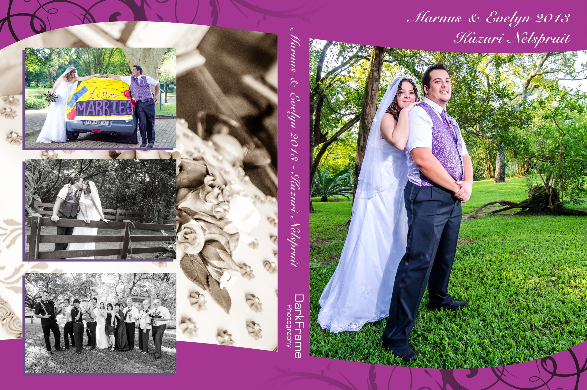 Marnus & Evelyn — Wedding DVD Cover