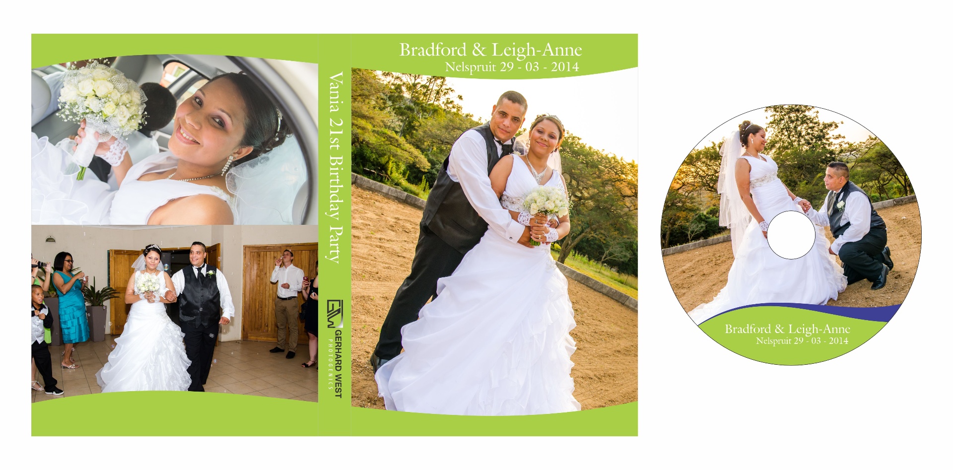 Bradford & Leigh-Anne / Vania 21st — DVD Cover