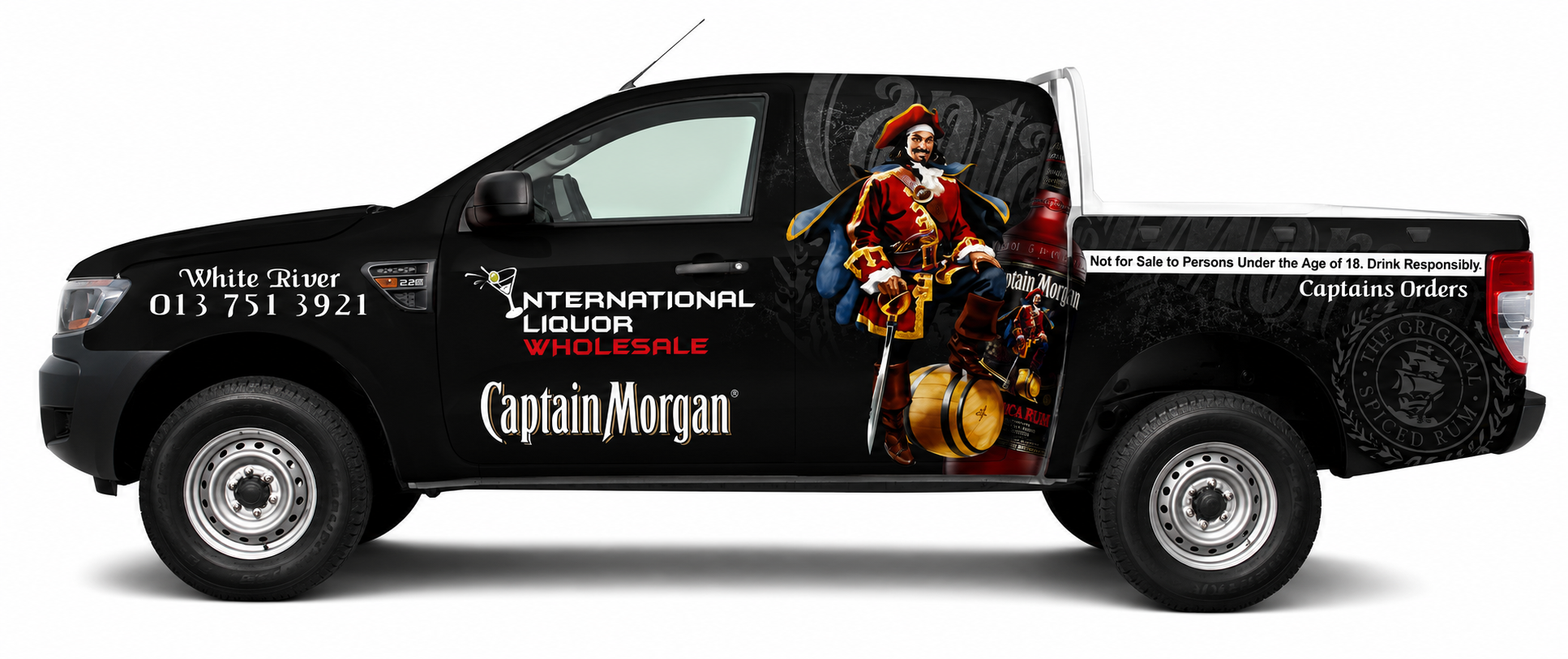 International Liquor Wholesale — Captain Morgan Bakkie