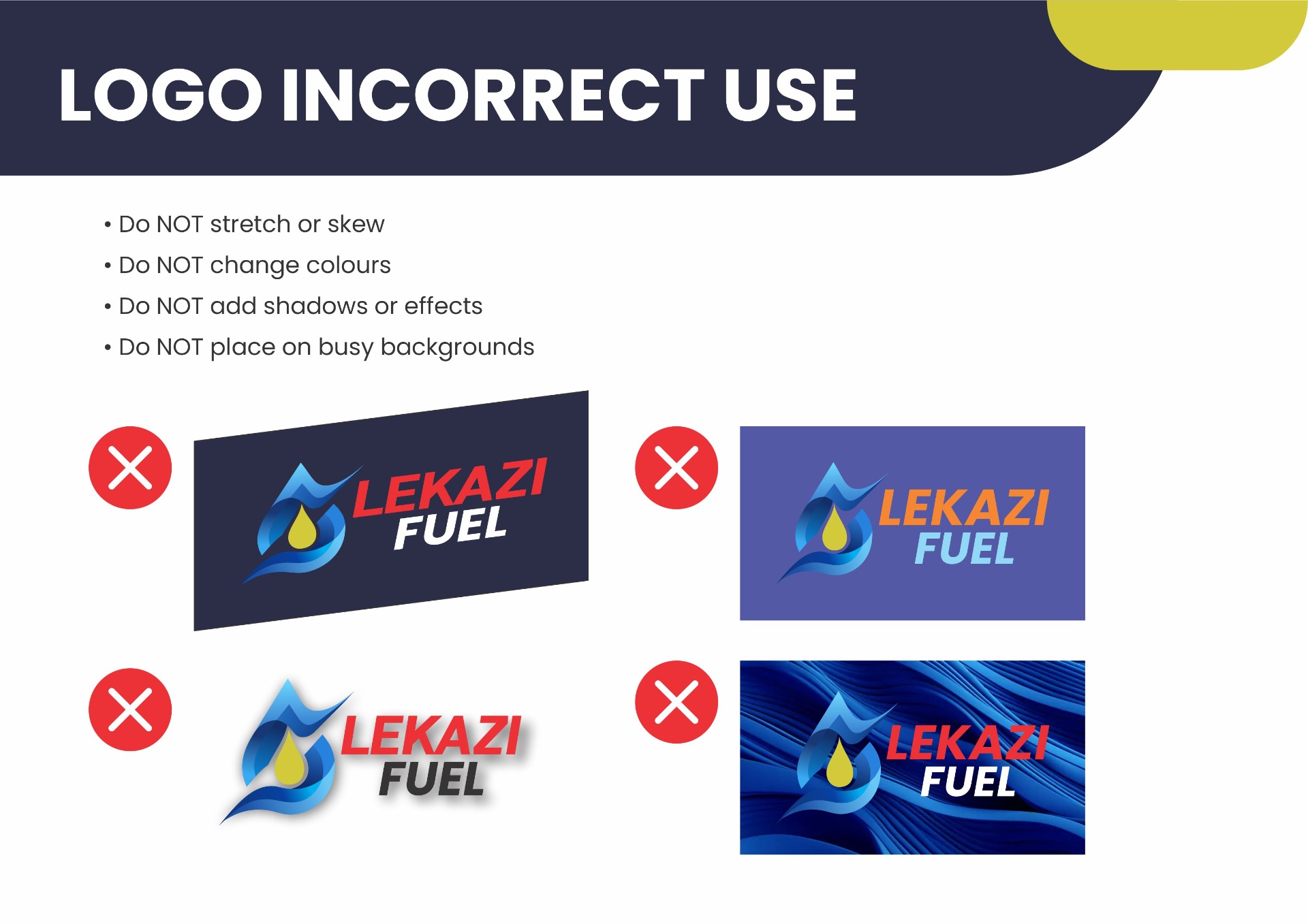 Lekazi Fuel — Incorrect Use