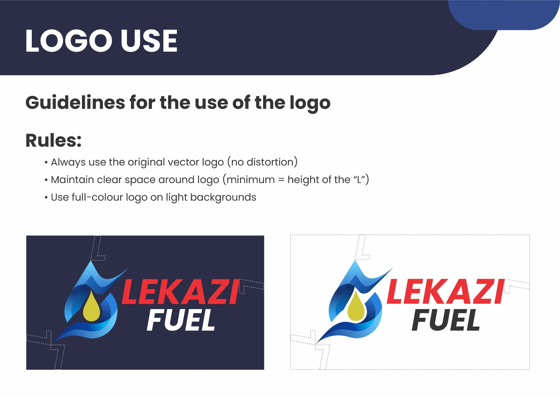 Lekazi Fuel — Logo Use